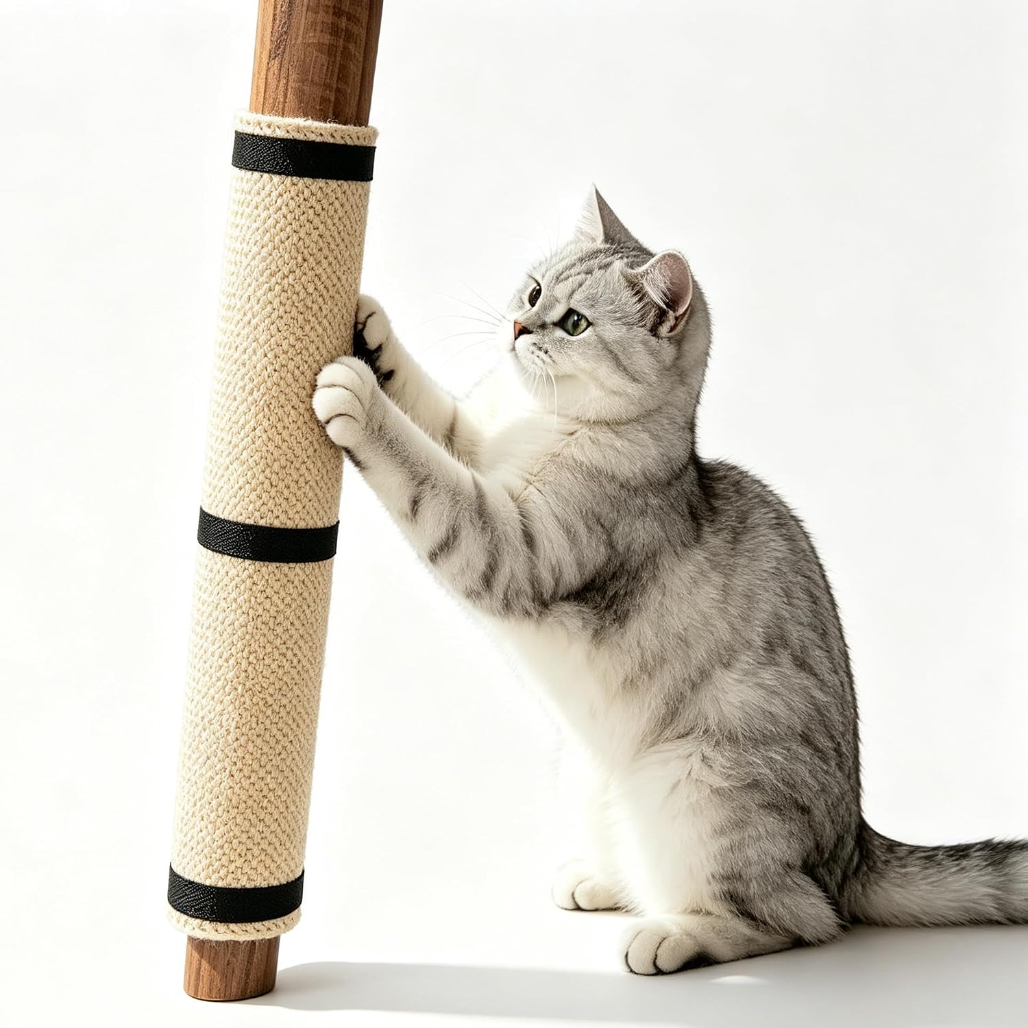 Cats Sctratching Wrap 2PCS Table Clothes with Sisal for Wooden Legs
