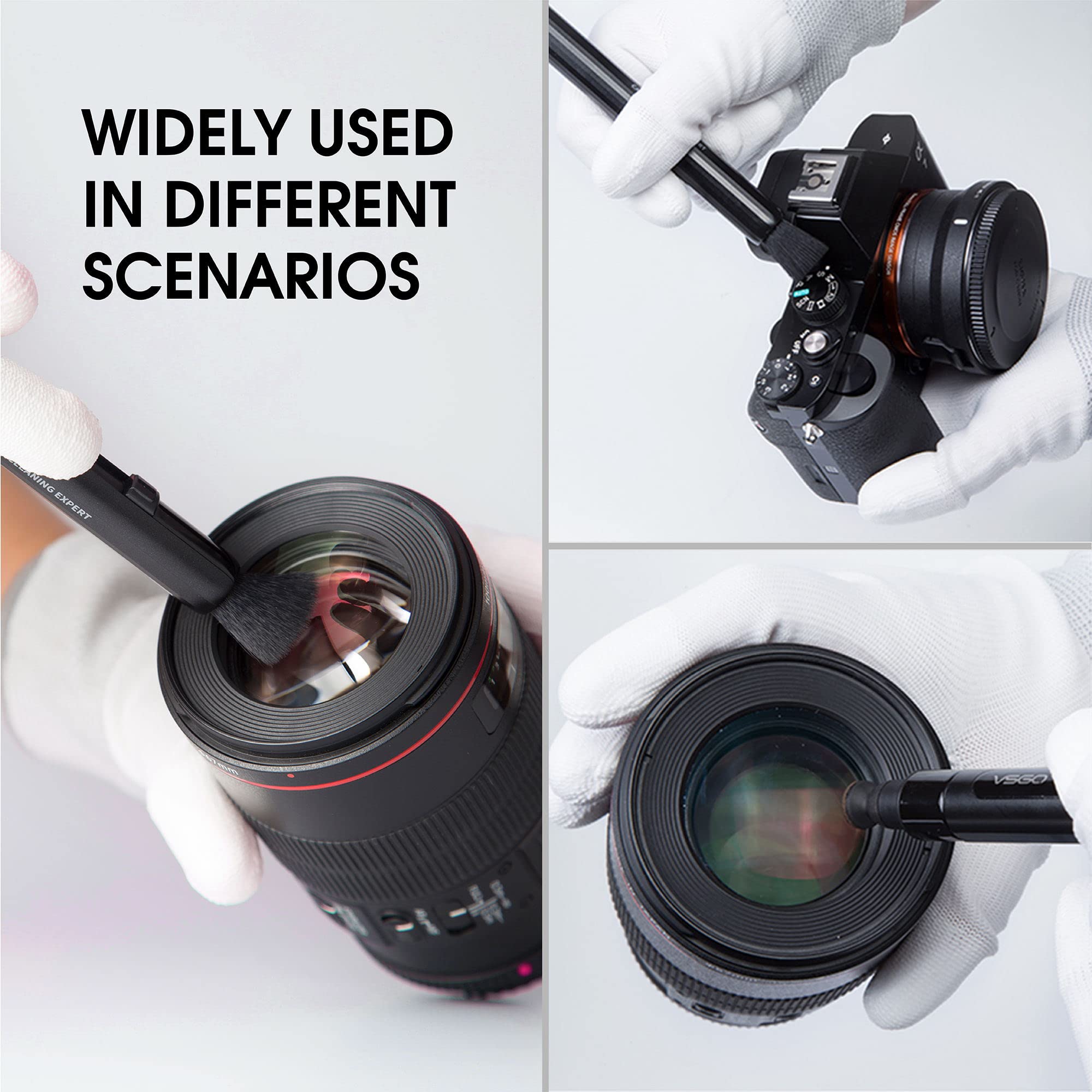 VSGO Power-Switch penna per la pulizia delle lenti V-P03E AR VR Occhiali Telefono Tablet Schermo Nudo Punta in Carbonio