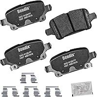 Vista 113 de Bendix Priority1 CFC154 - Juego de pastillas de freno de disco para Avanti II, Century, LeSabre, Regal, Riviera, chasis comercial, DeVille