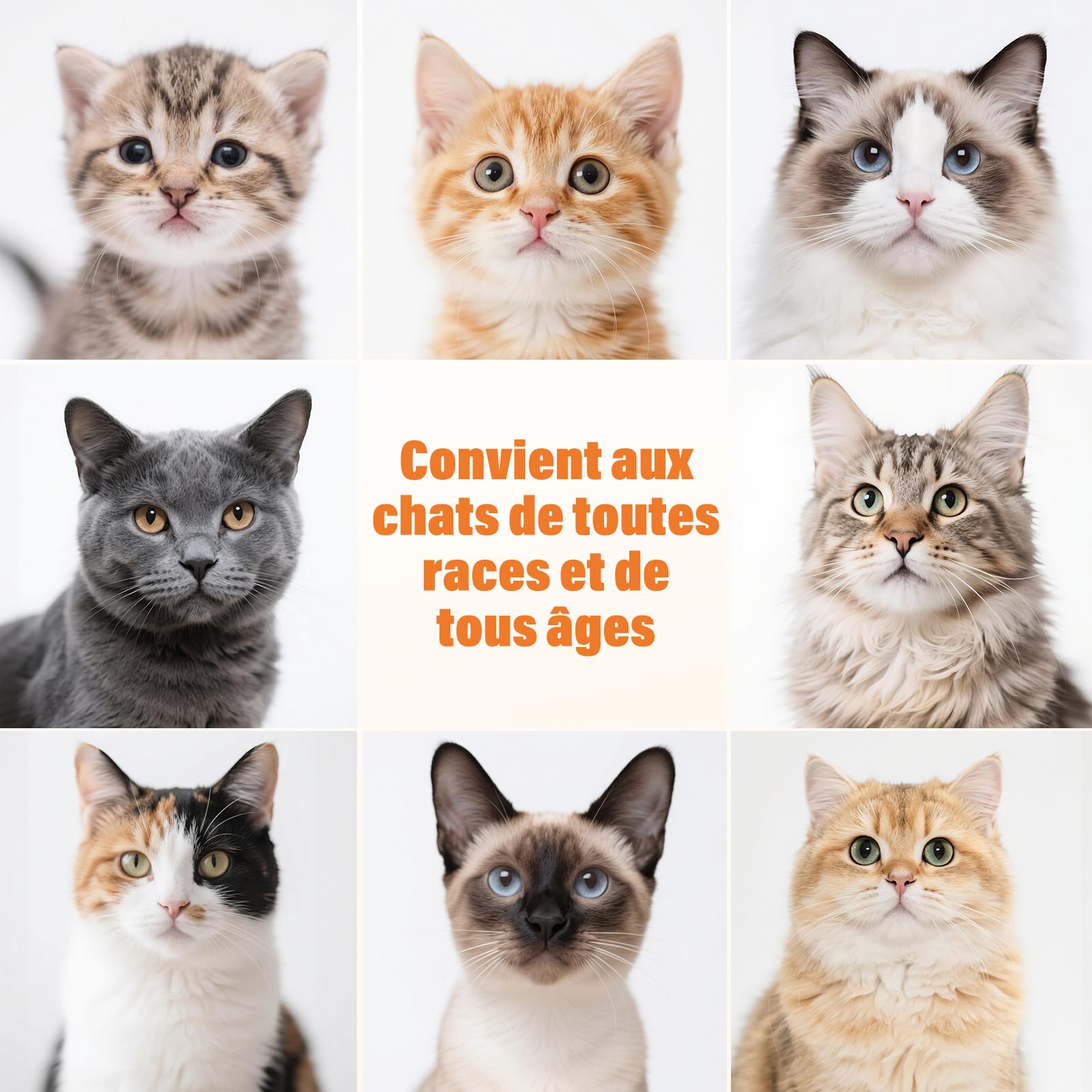 UNEK Kit de soins dentaires pour chat – Dentifrice enzymatique 30 g au goût saumon, avec brosse à dents et brosse à doigts, pour réduire la plaque dentaire et la mauvaise haleine