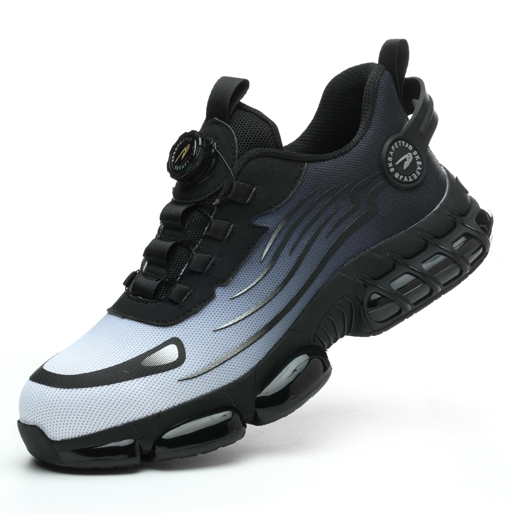 Chaussures de Sécurité Hommes Légère Baskets Securite Femme Confortable Chaussures de Travail Embout Acier Protection Respirante