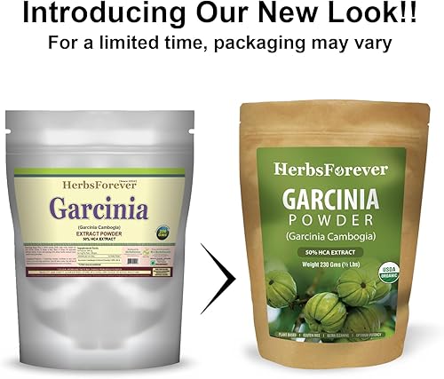 Miniatura 9 de Herbsforever Garcinia Cambogia Polvo Soporte Activo y Energético Cuerpo 230 GMS
