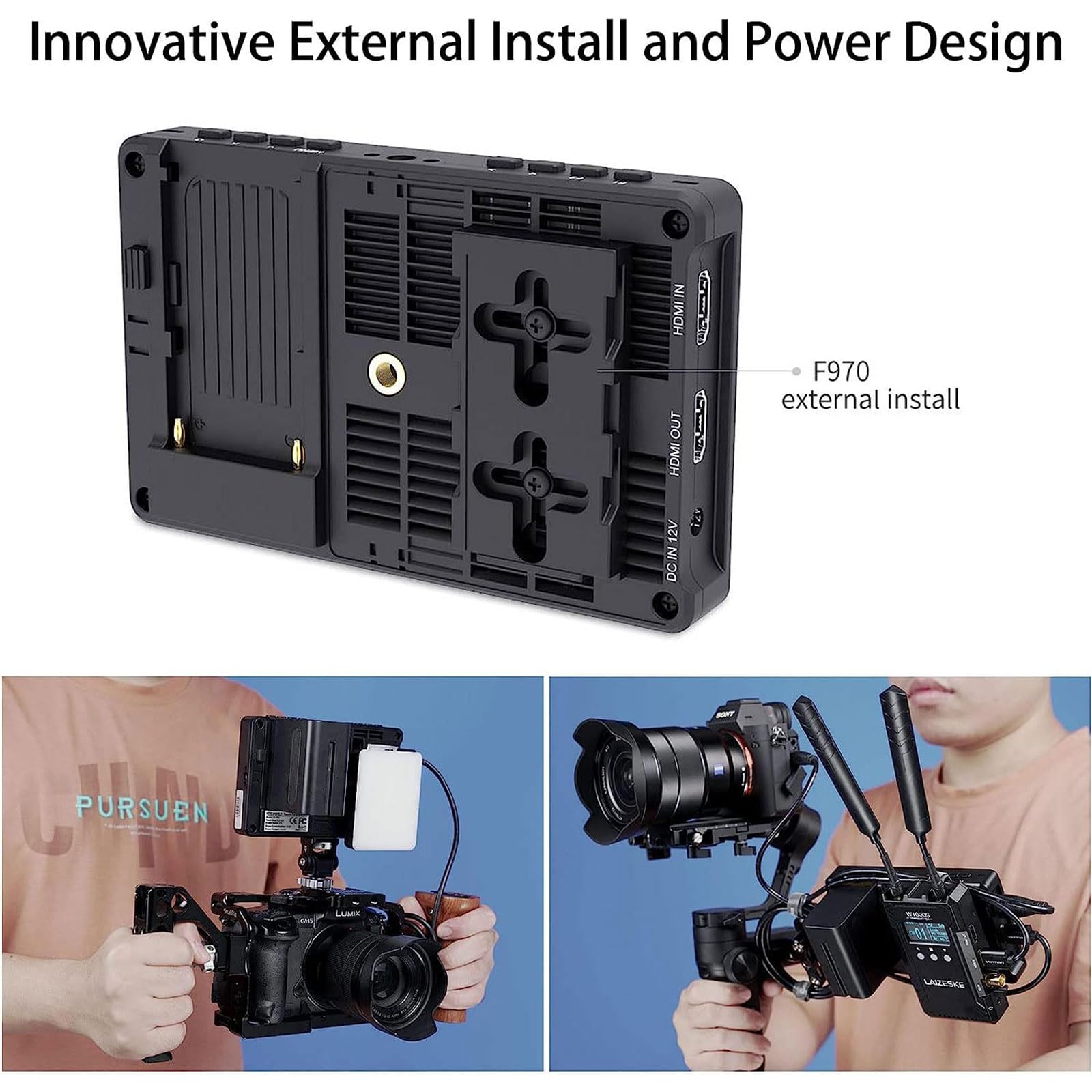 Amazon | FEELWORLD F5 Pro V2 5.5インチ 3D LUT 4K HDMI入力出力 1920