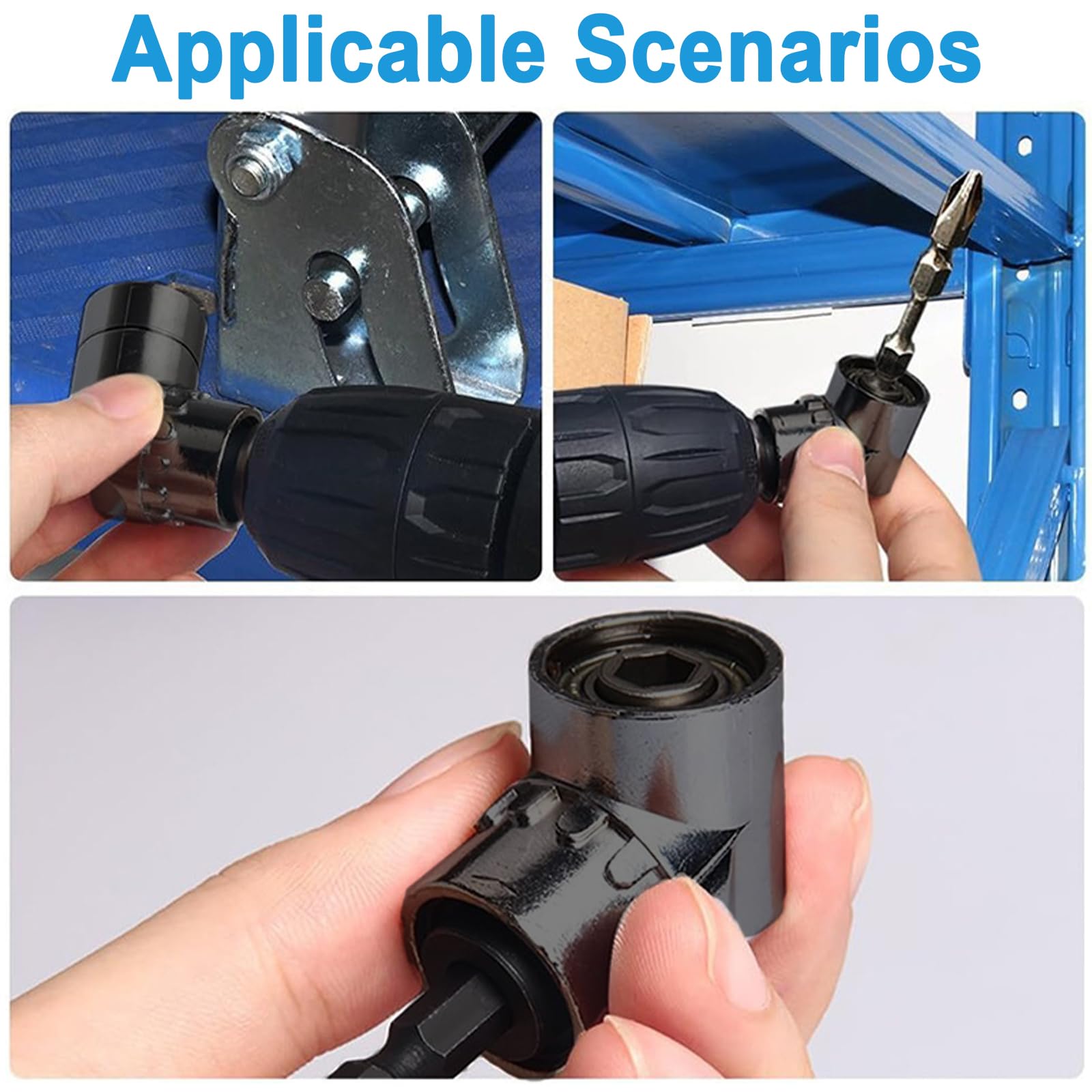 CCYKXA Renvoi d'angle visseuse,3 pcs Embouts de Tournevis Magnétiques à