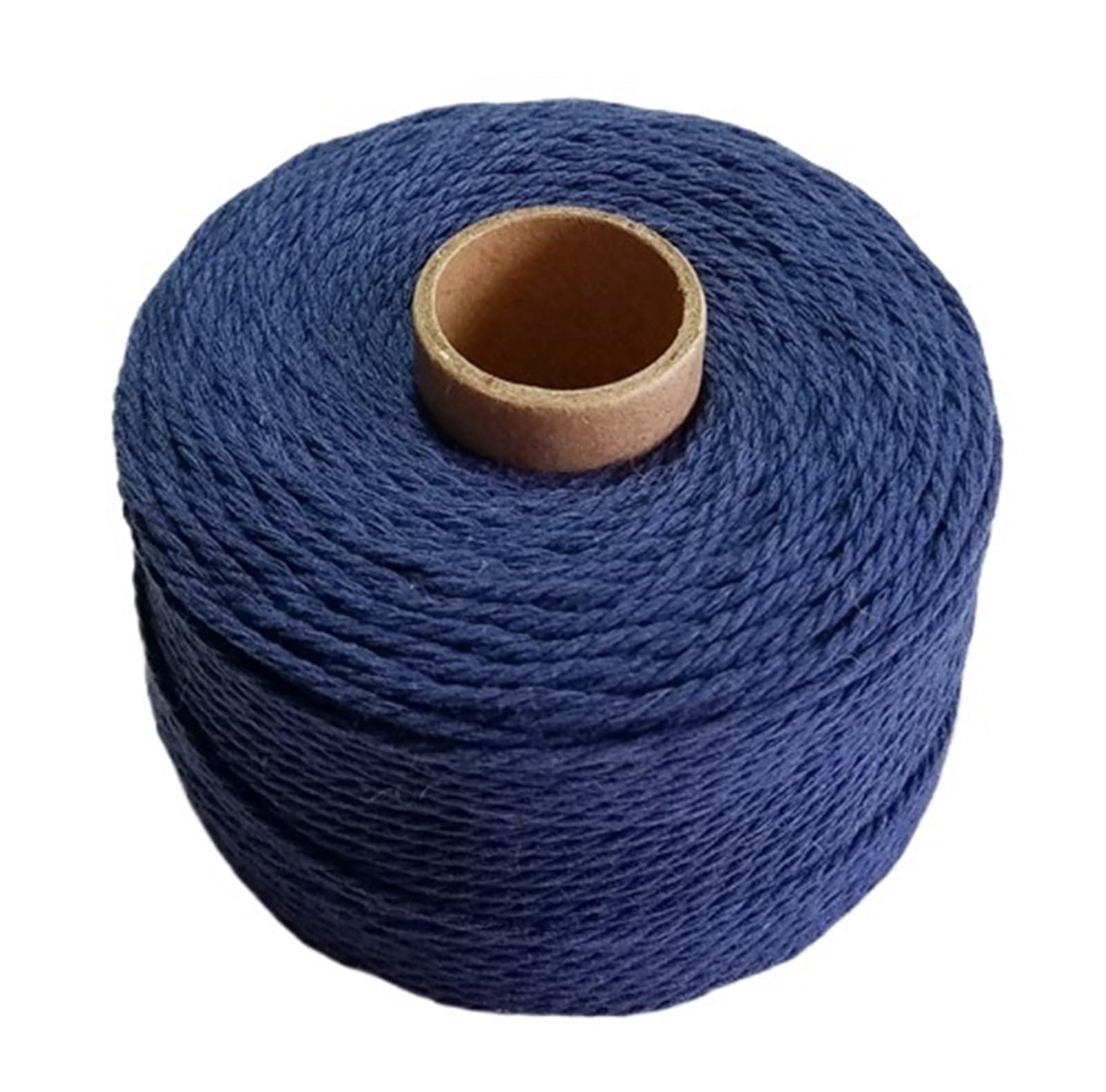 Cotton Macrame Cord Colourful Cotton Rope 80m/roll Twine Macrame Cords String Thread For Party Wedding Decoration Accessory DIY(Dark blue)