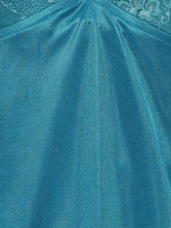 Image of Clovia Women's Satin Chic Basic Above The Knee Babydoll