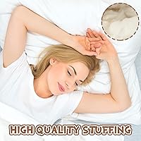 Vista 4 de Wesnoy Relleno de algodón de 3000g/6.6lb para animales de peluche, almohadas suaves, relleno de fibra de algodón natural, para juguetes