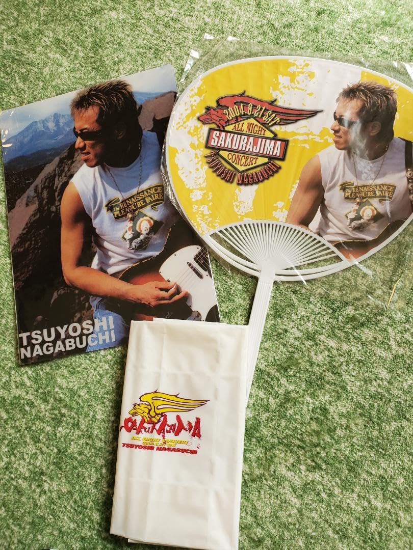 長渕剛☆2004桜島オールナイト公式グッズ☆ビッグタオル青☆未使用品