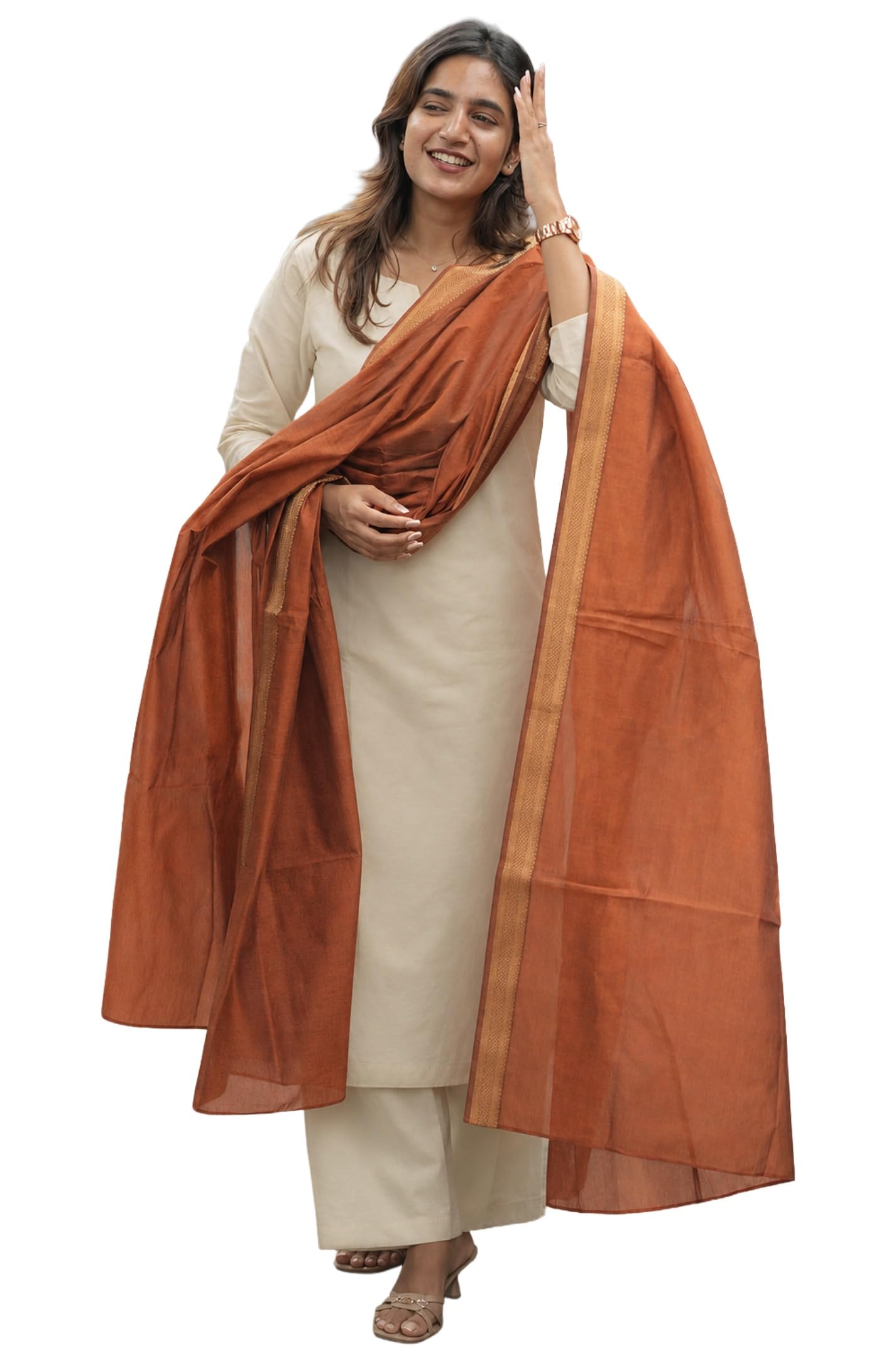 anni designer Women's Viscose Solid Straight Kurta with Palazzo and Dupatta | Ethnic Kurta Set for Women Stylish Indian Outfit Designer Suit Set Elegant Ethnic Clothing Collection-picture-33