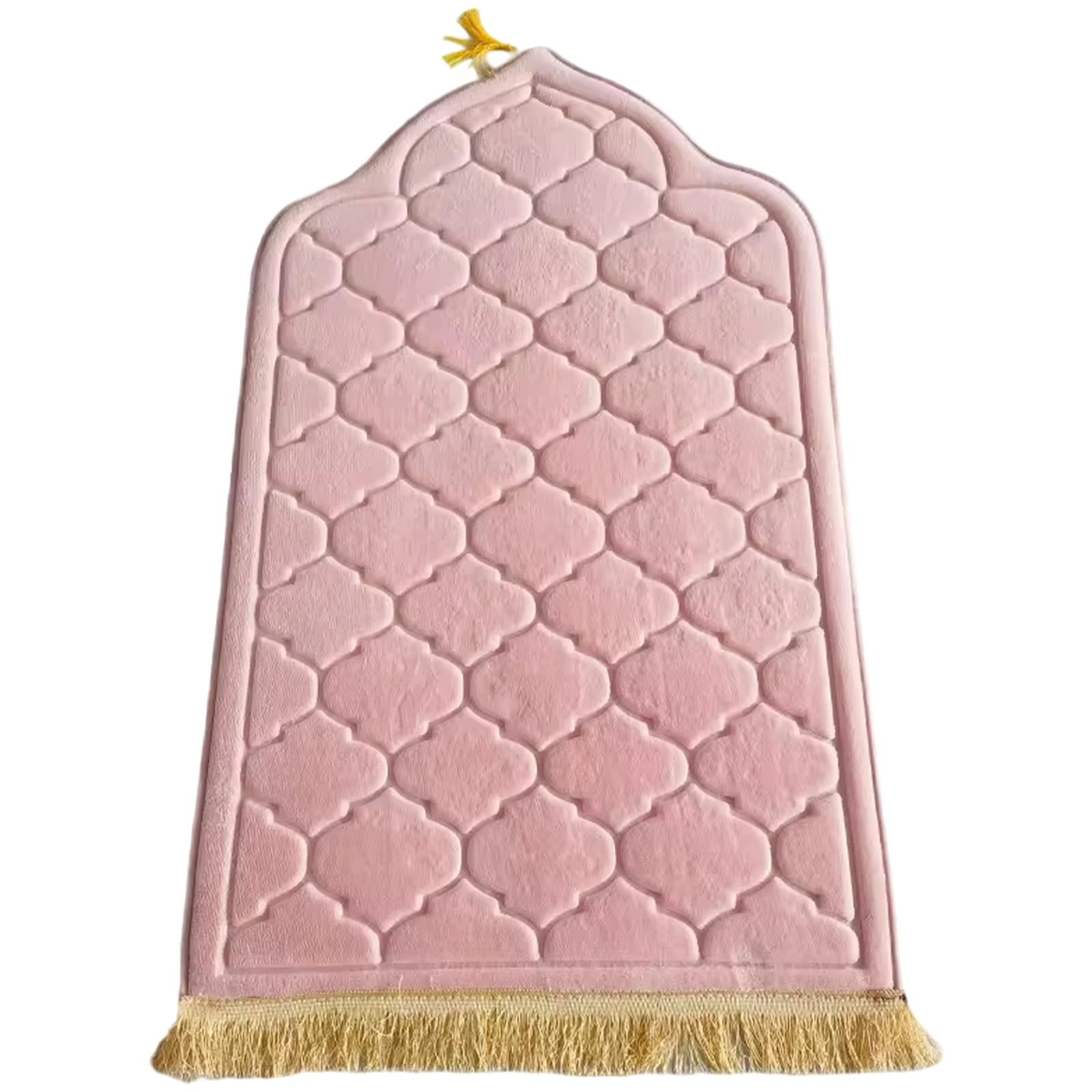 Xoeryoy Prayer Mat Islamic Thick Flannel Muslim Prayer Rug with Tassel for Daily Salah, 26x43in