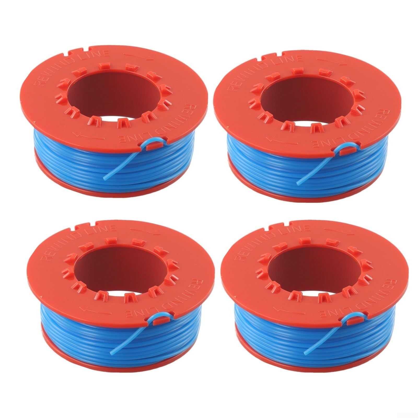 FUBESK Spool Line, Trimmer Line Trimmer Parts Replacement Line & Spool, For Flymo ET21 Mini Trim ST Strimmer Trimmer for Fly 031 5131106090,Trimmer Line Trimmer Parts Replacement(4 pcs)