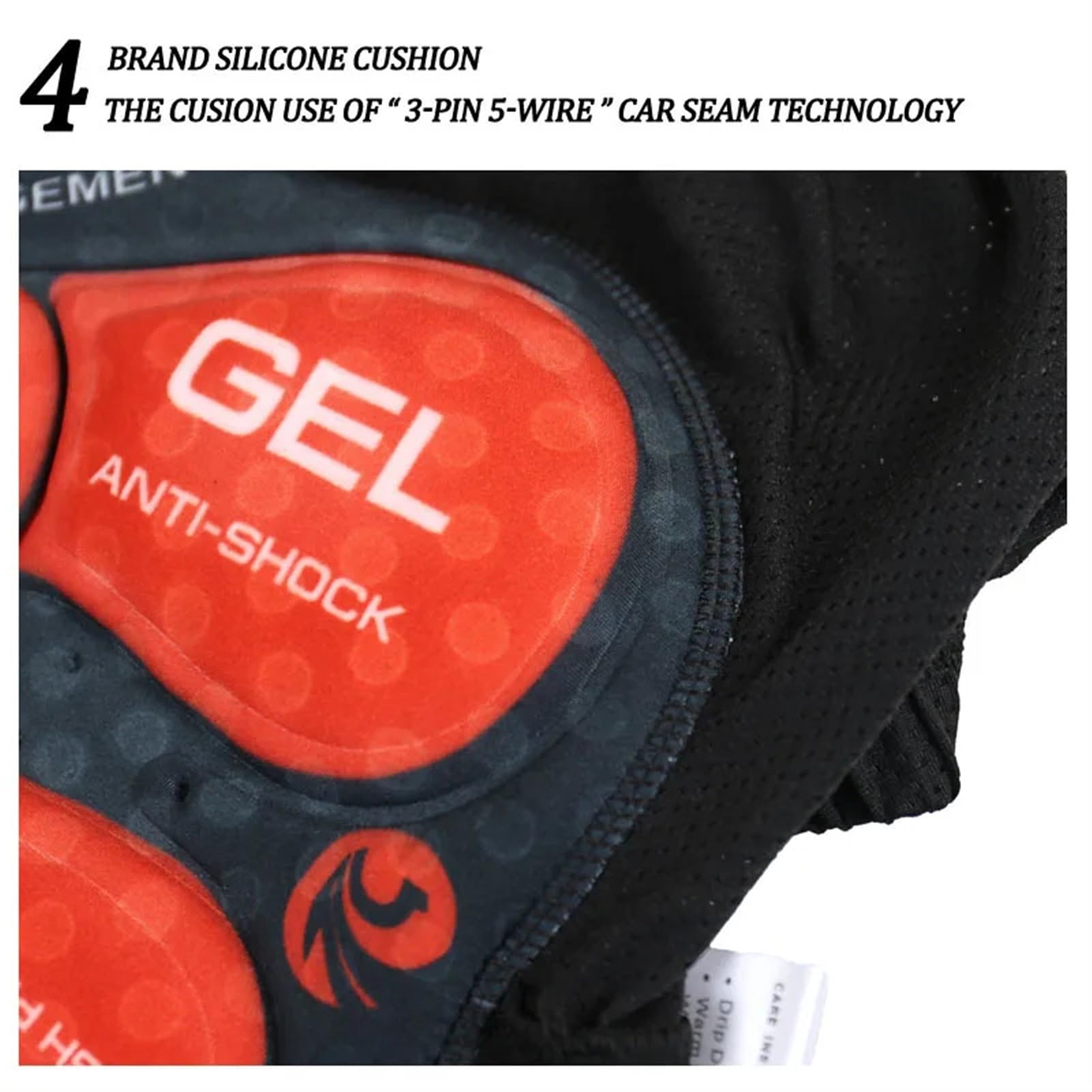 Culotte Ciclismo Hombre Pantalones Cortos de Ciclismo de Malla Transpirable a Prueba de Golpes, Ropa Interior de Ciclismo con Almohadilla de Gel Engrosada 5D Pro Ropa Ciclismo Hombre(3XL)
