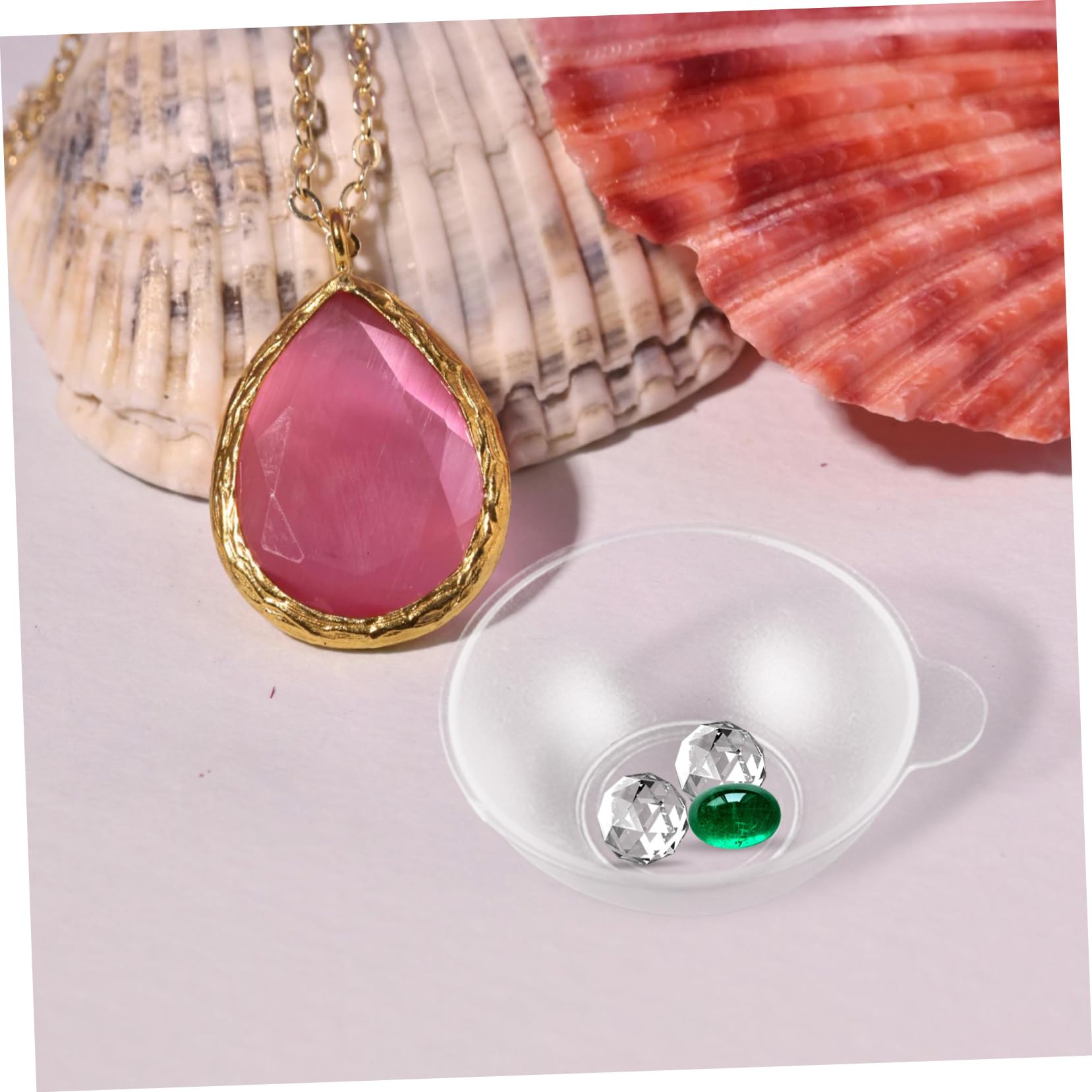 KICHOUSE Scale Pallet Scale Weighting Pans Weighing Dish Stackable Weighting Tray Weighing Powder Pans Electronic Scale Trays Stackable Scale Pan Powder Measuring Pans Plastic Weighing Pan