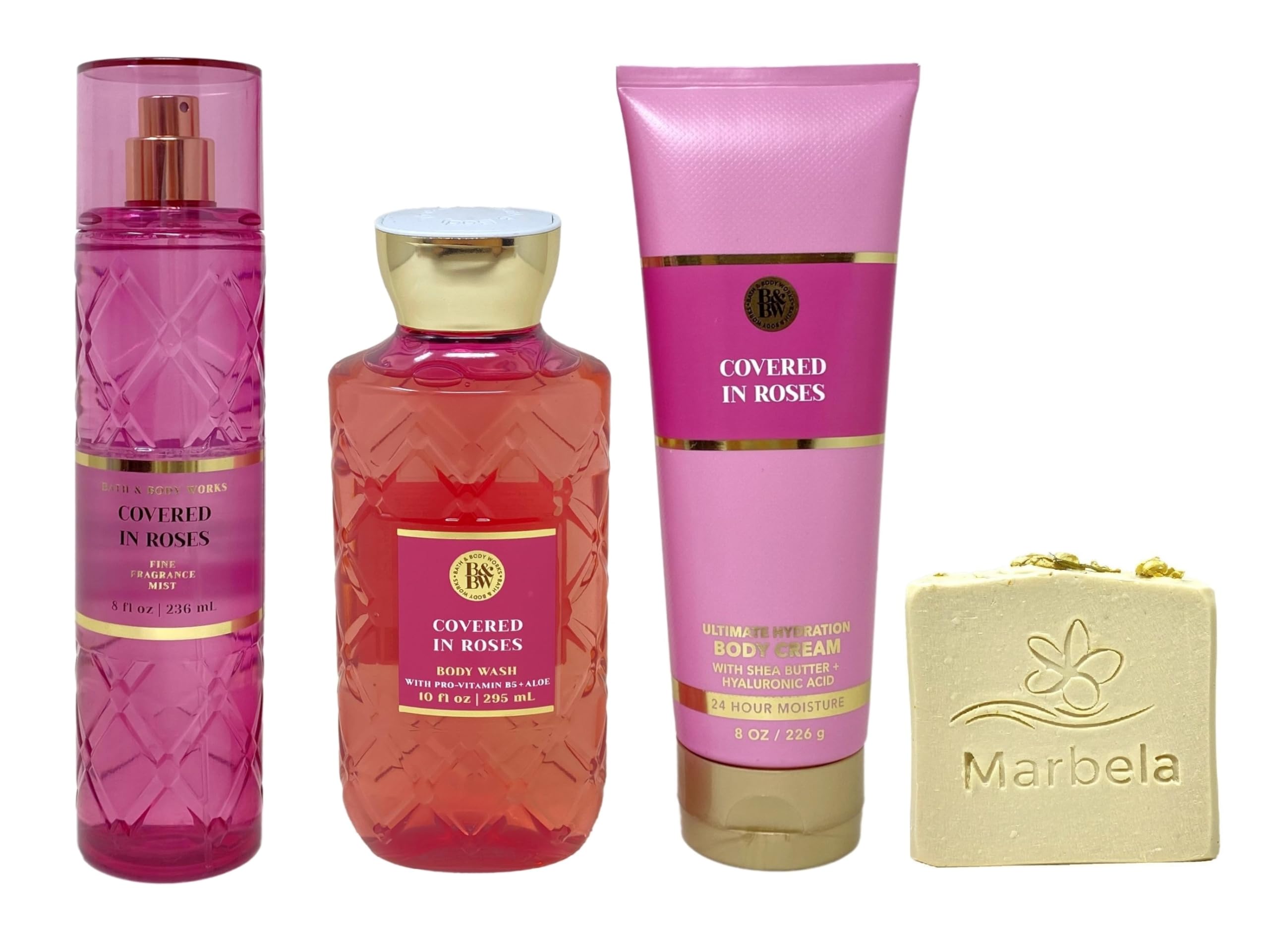Amazon.com : Bath & Body Works Covered In Roses Trio Gift Set