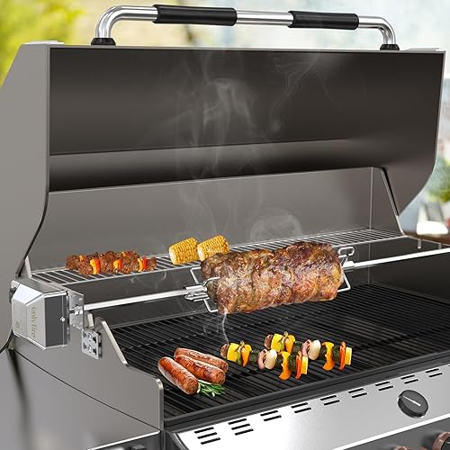 Miniatura 6 de Onlyfire 6002 Tenedores de carne asador (1 par) para parrillas, se adapta a varillas hexagonales de 1/2 pulgada y 3/8 pulgadas y 5/16 pulgadas