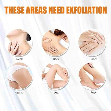 Orange Exfoliating Whitening Gel Scrub, Vitamin C Facial Scrub, Exfoliating Gel for Face & Body, Hydrates & Softens Dry Skin for Exfoliates Dead Skin, Deep Cleansing (1pcs)
