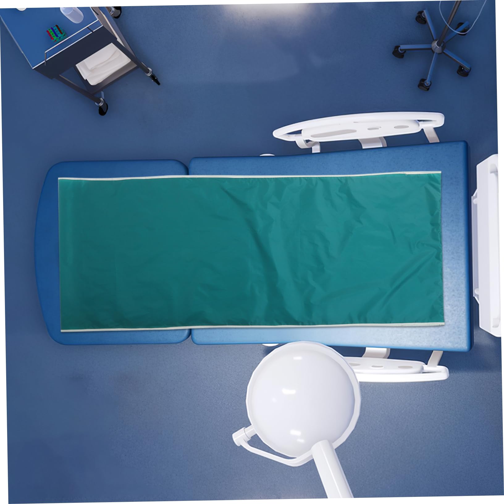 Coperta di Trasferimento Pazienti Costretti a Letto 180x75 Cm Panno Scorrevole Rivestimento Silicone per Rotazione e Riposizionamento Assistenza Anziani Allettati