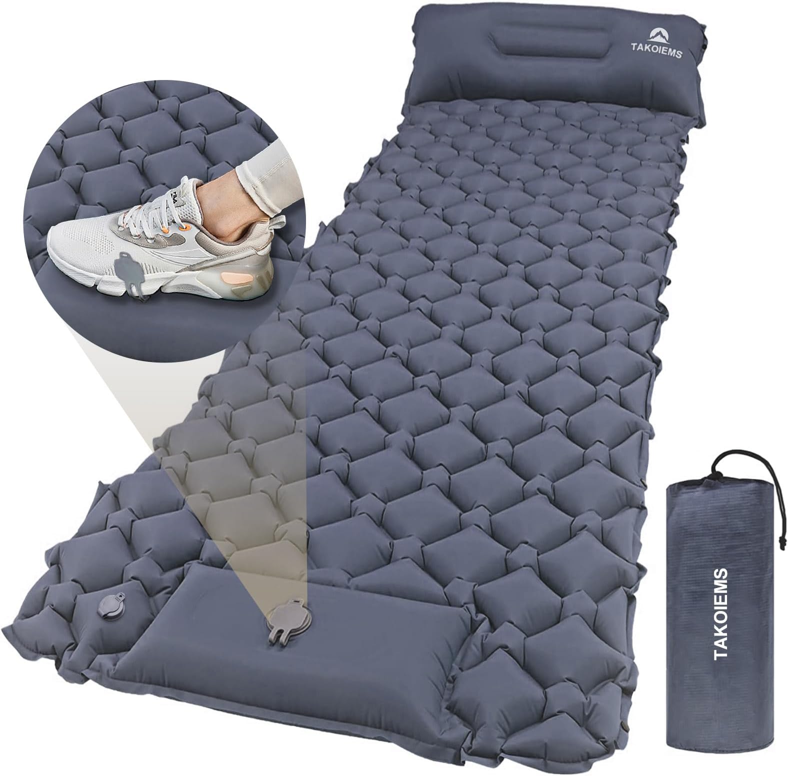 Camping Sleeping Pad, Upgraded Inflatable Camping Mat with
