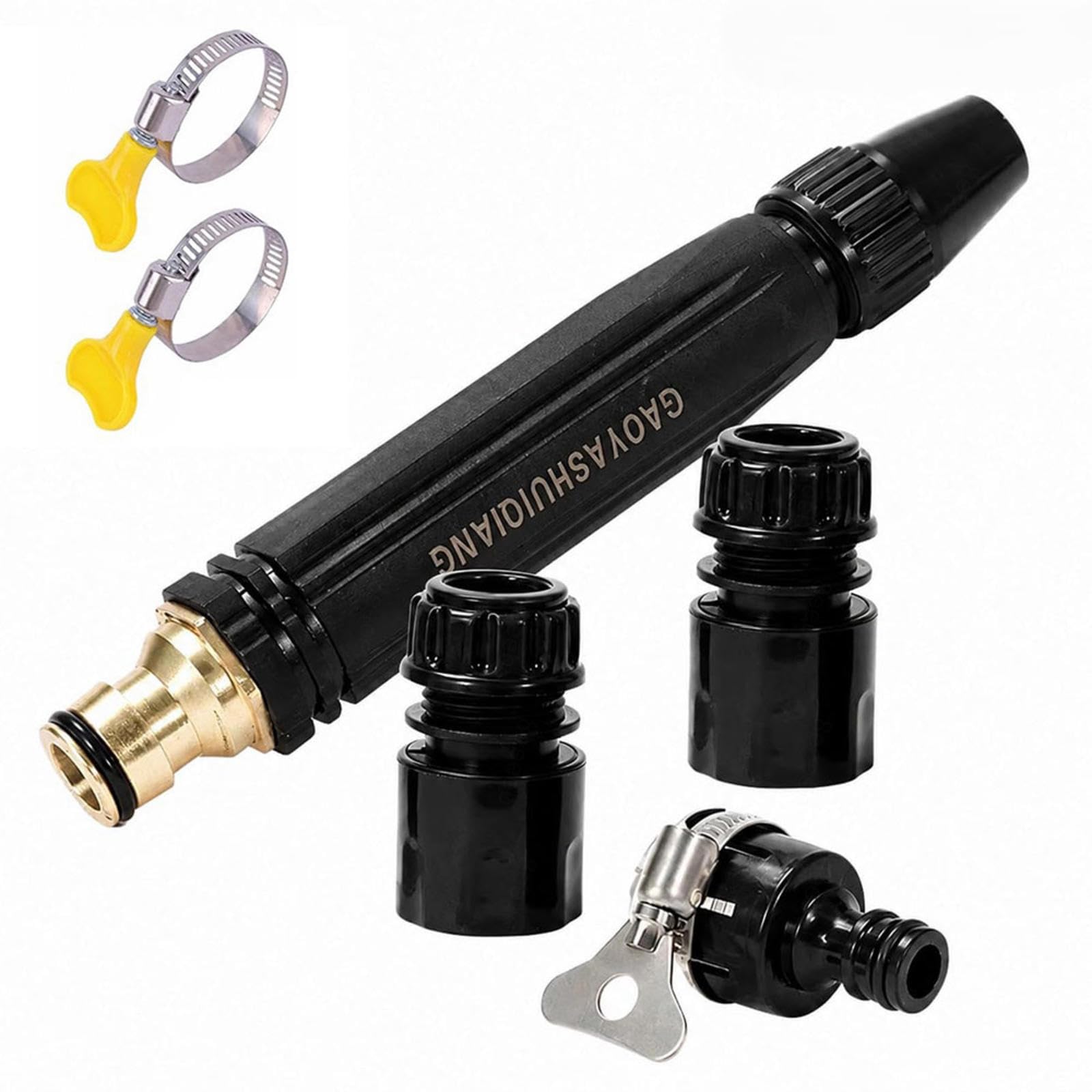 Power Wash Nozzle for Garden Hose Upgraded Hose Sprayer Multi Function Watering Sprayer for Car Cleaning Driveway Cleaning