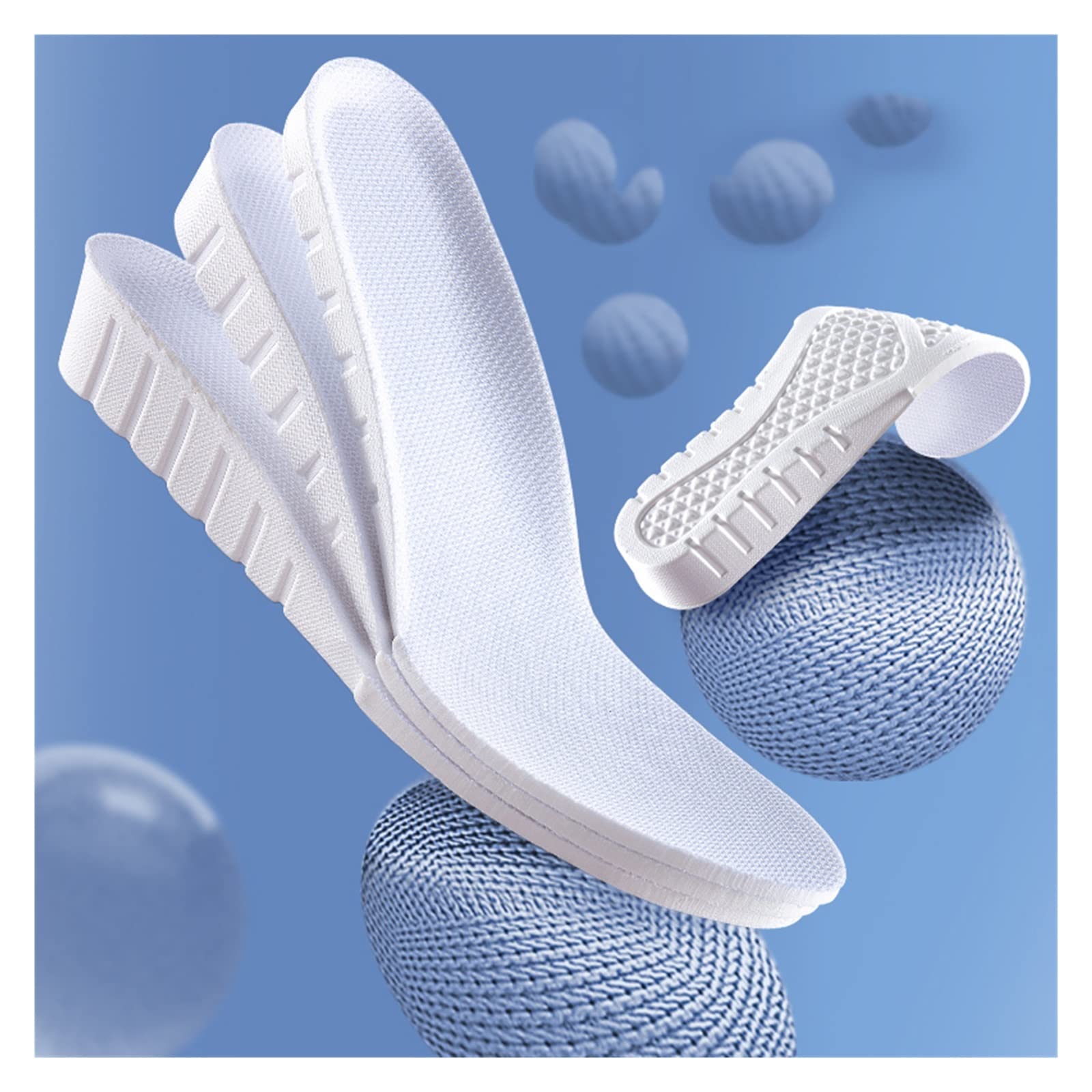Semelles d'augmentation de hauteur pour femmes respirantes grand confort taille 43-44