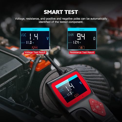 Miniatura 7 de Probador de circuito automotriz original TopDiag P200, kit de sonda de circuito de potencia, 9  30 V con multímetro (P200)