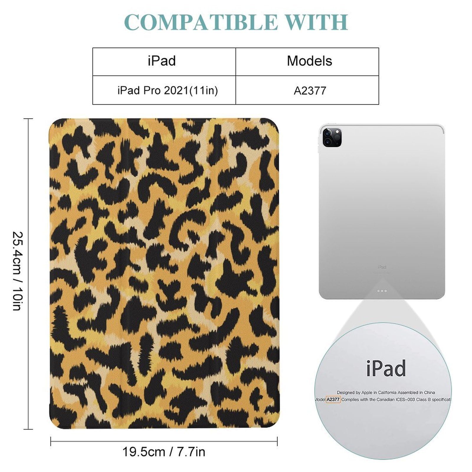 【レア美品】Simone camille iPadケース ポーチ レオパード Amazon.co.jp: ヒョウ柄 レオパード柄 iPad 第11世代 (A16、2025) / 第