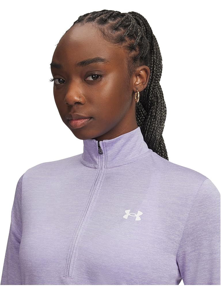 White Under Armour Tech 1/4 Zip Twist