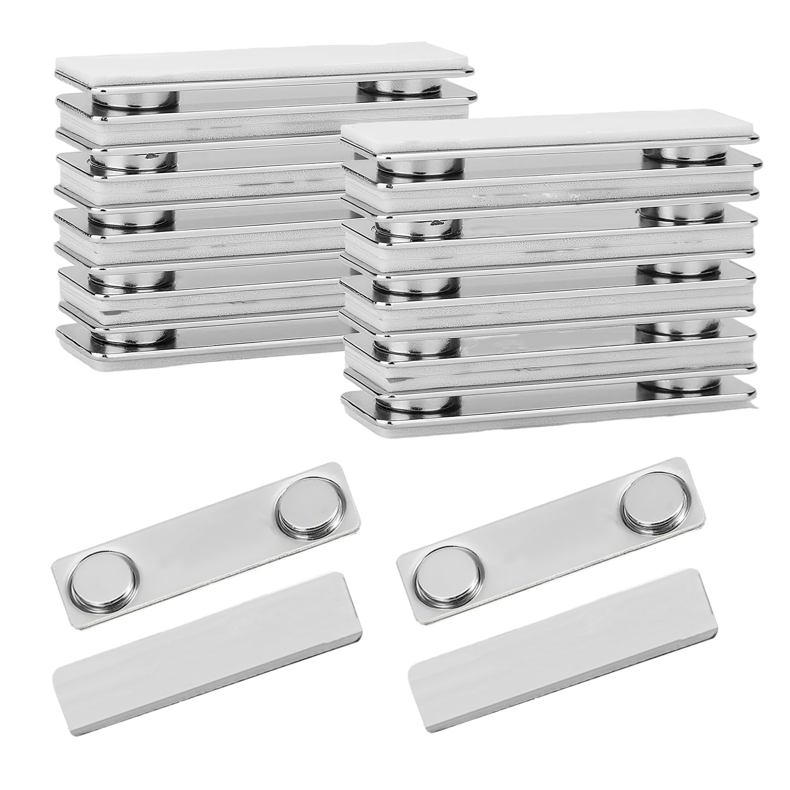 CHAOTEMAI 14 Pairs Anti Corrosion Magnetic Strips, Magnet Fixator Removable