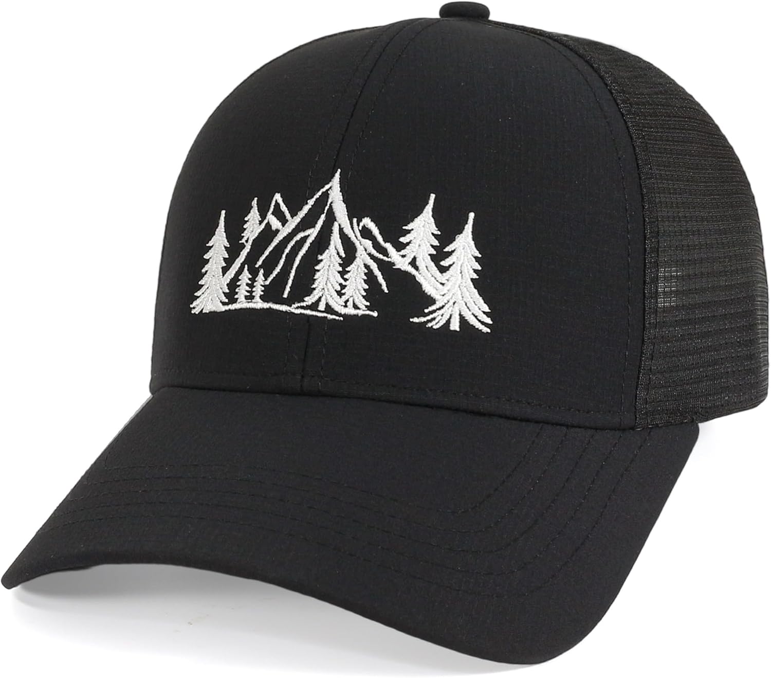 Embroidered Mountains Hats - Men Women Funny Baseball Cap - Trucker Gifts hat - Image 2