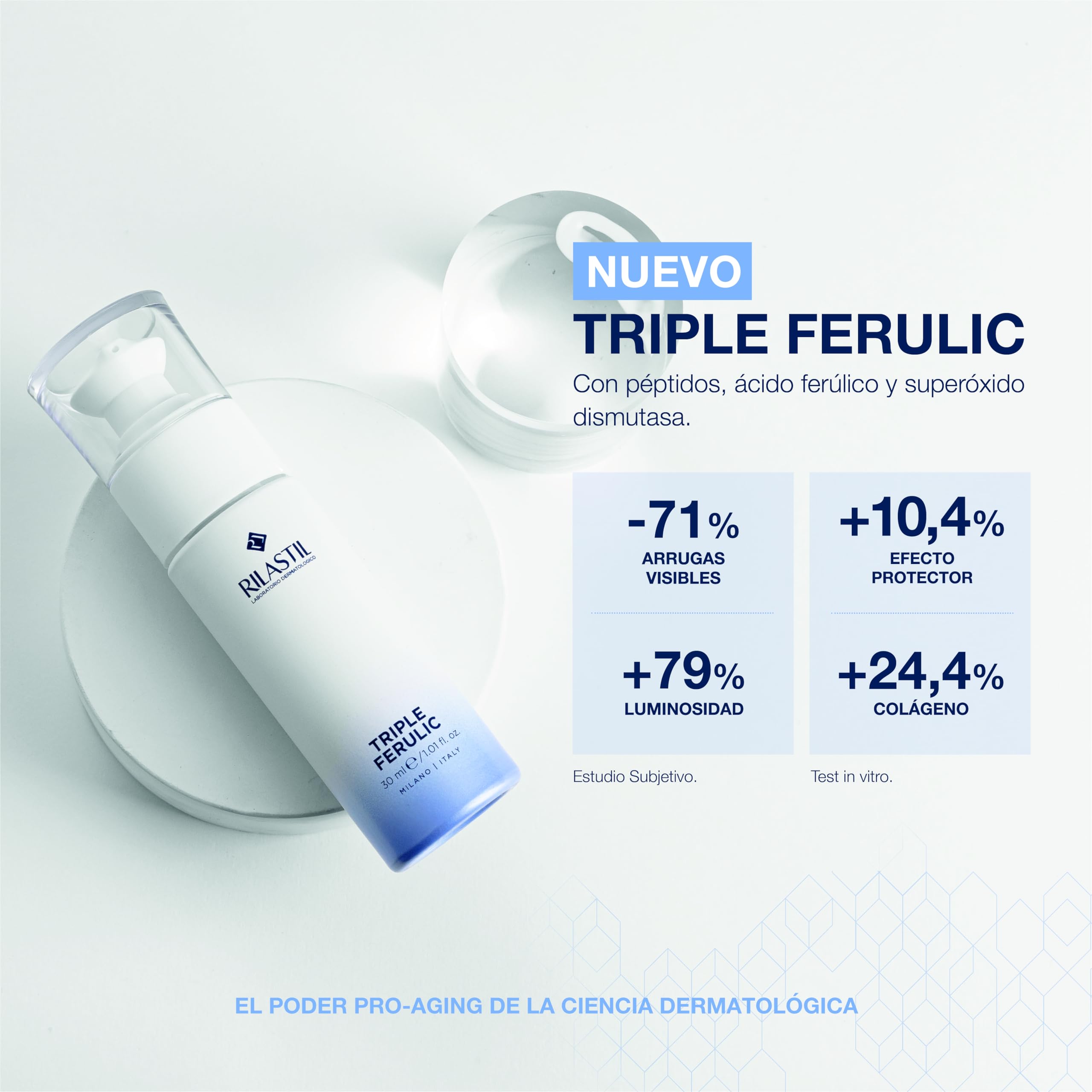 Rilastil - Triple Ferulic, Sérum Bi-Gel Antiedad, 30 ml