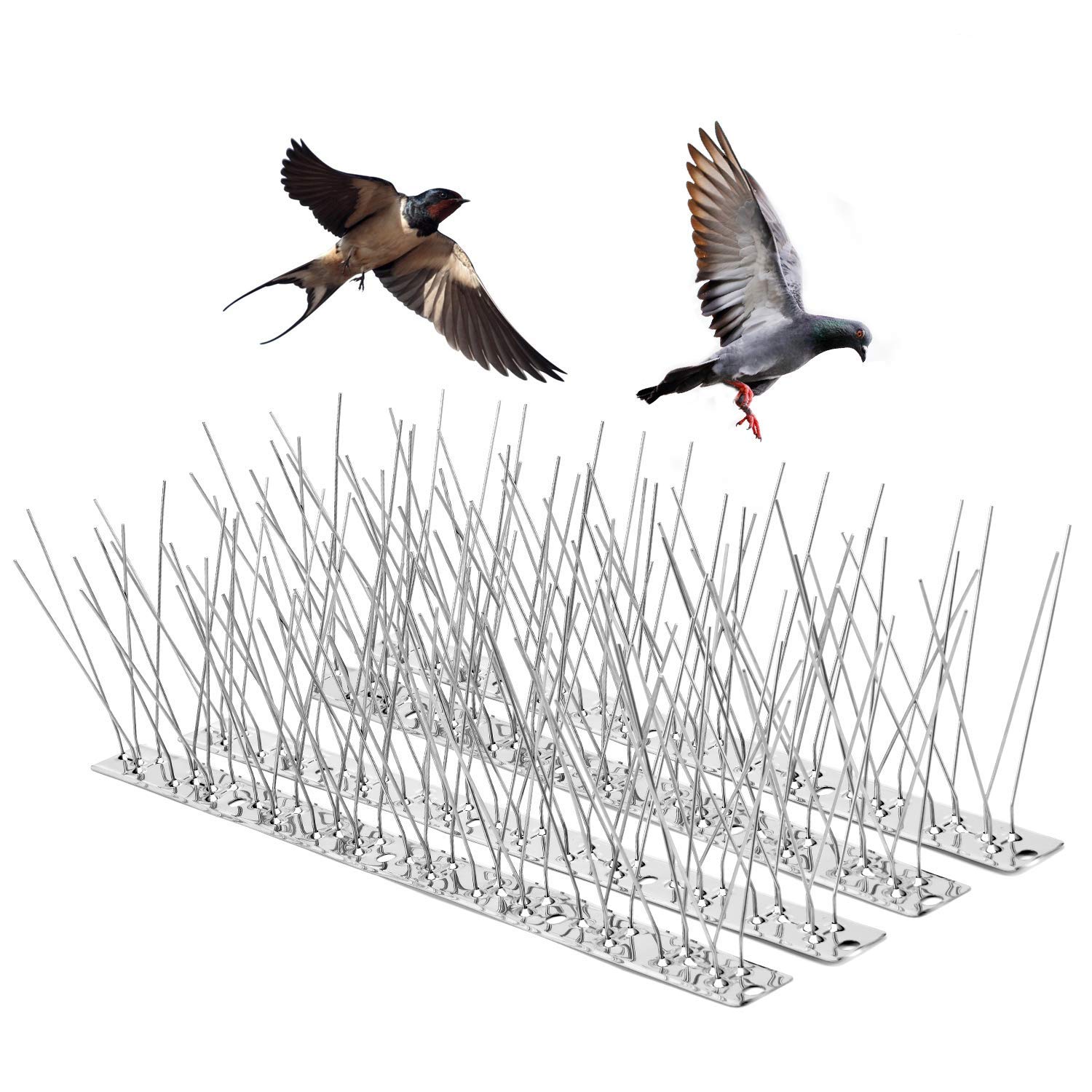 Buy Kohree Pigeon Deterrent, Bird Spikes for Pigeons Small Birds Cat 4