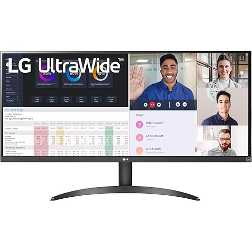 LG 34WQ500 UltraWide Monitor 34 Inch