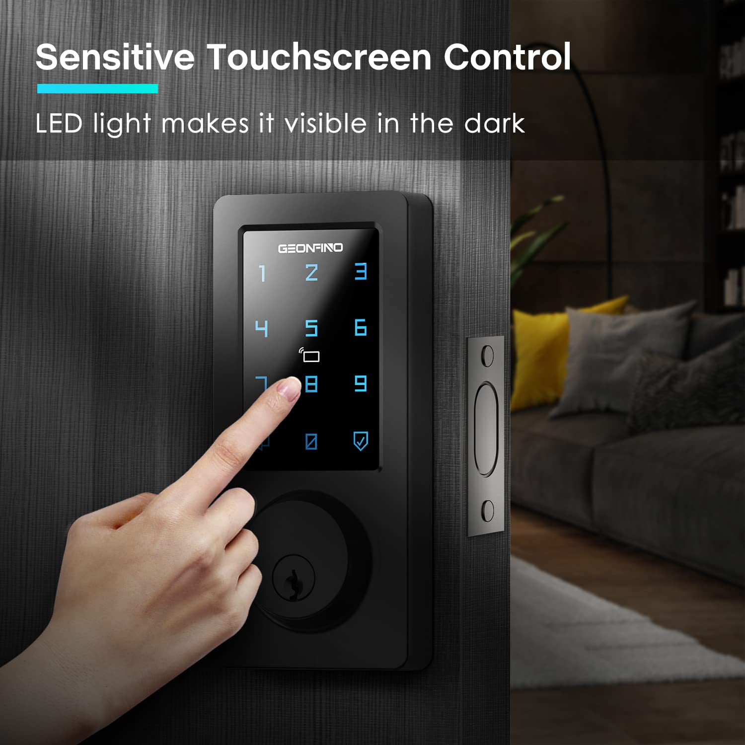 Keyless Entry Door Lock w/ Electronic Keypad Bluetooth APP SmartKey