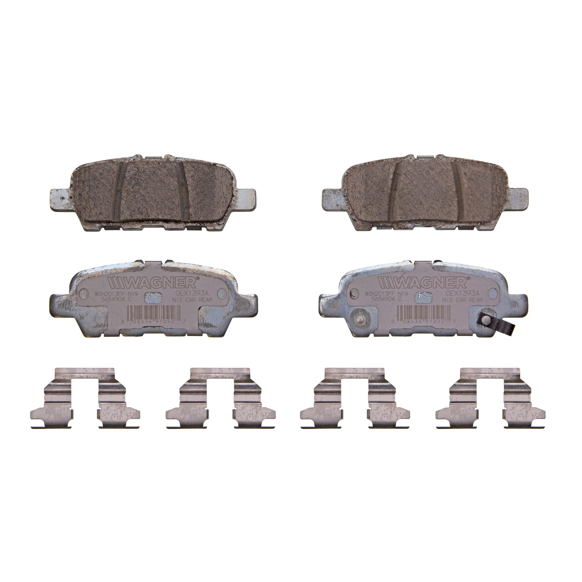 Wagner OEX Ceramic Rear Brake Pads OEX1274 | O'Reilly Auto Parts