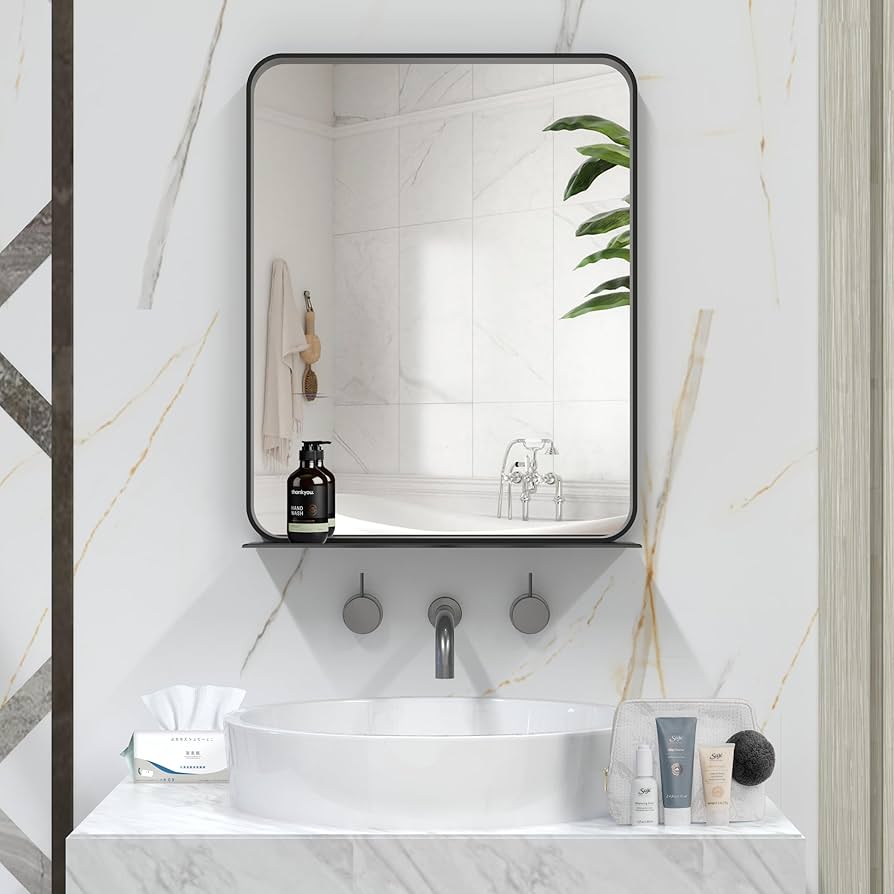 BED & BATH BEYOND ウォールミラー 鏡 ミラー 46x56 【公式通販】