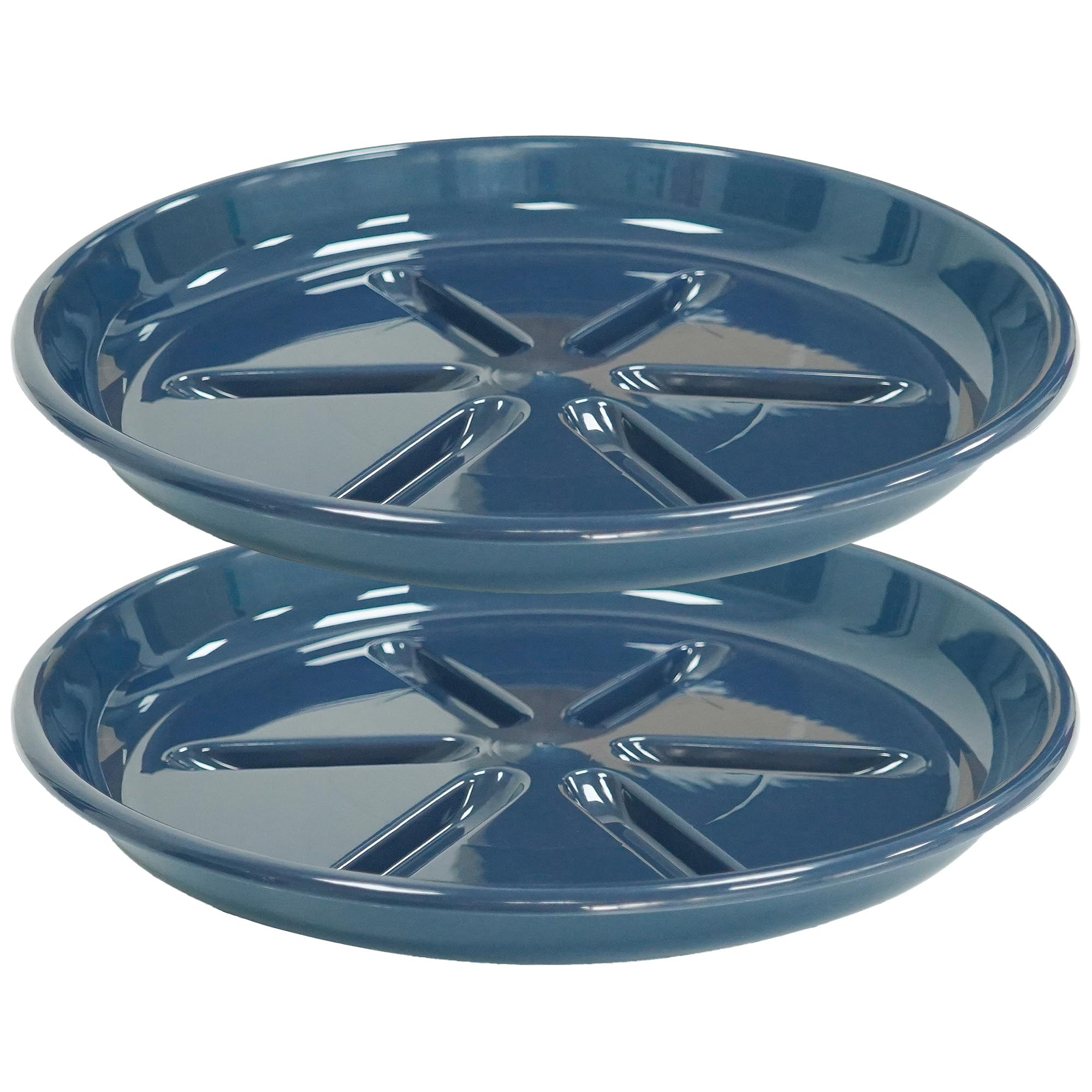 Plant Saucers - 6 Pack Heavy Duty Drainage Trays -19