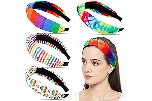 4PCS Rainbow Knotted Headband, Your Pride-full Accessory