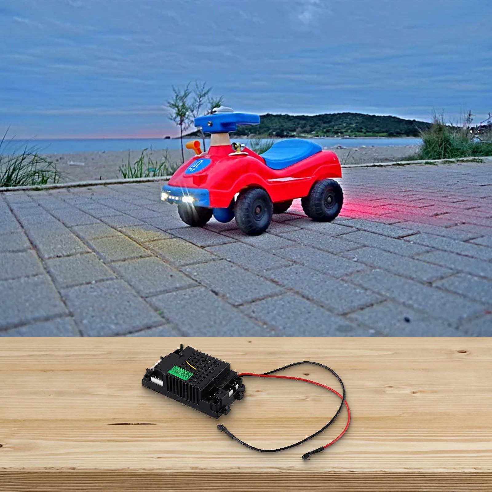 CLB084 Moduł pilota zdalnego sterowania dla dzieci, 12 V, 6 V, kompatybilny z CLB084-4D CLB084-4F CLB084-1C do części zamiennych do pojazdów elektrycznych dla dzieci (CLB084-4D 12V)