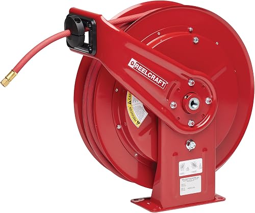 Reelcraft SWHD76100-OLPT - 3/8" x 100 ft. Single Line Welding Hose Reel T-Grade