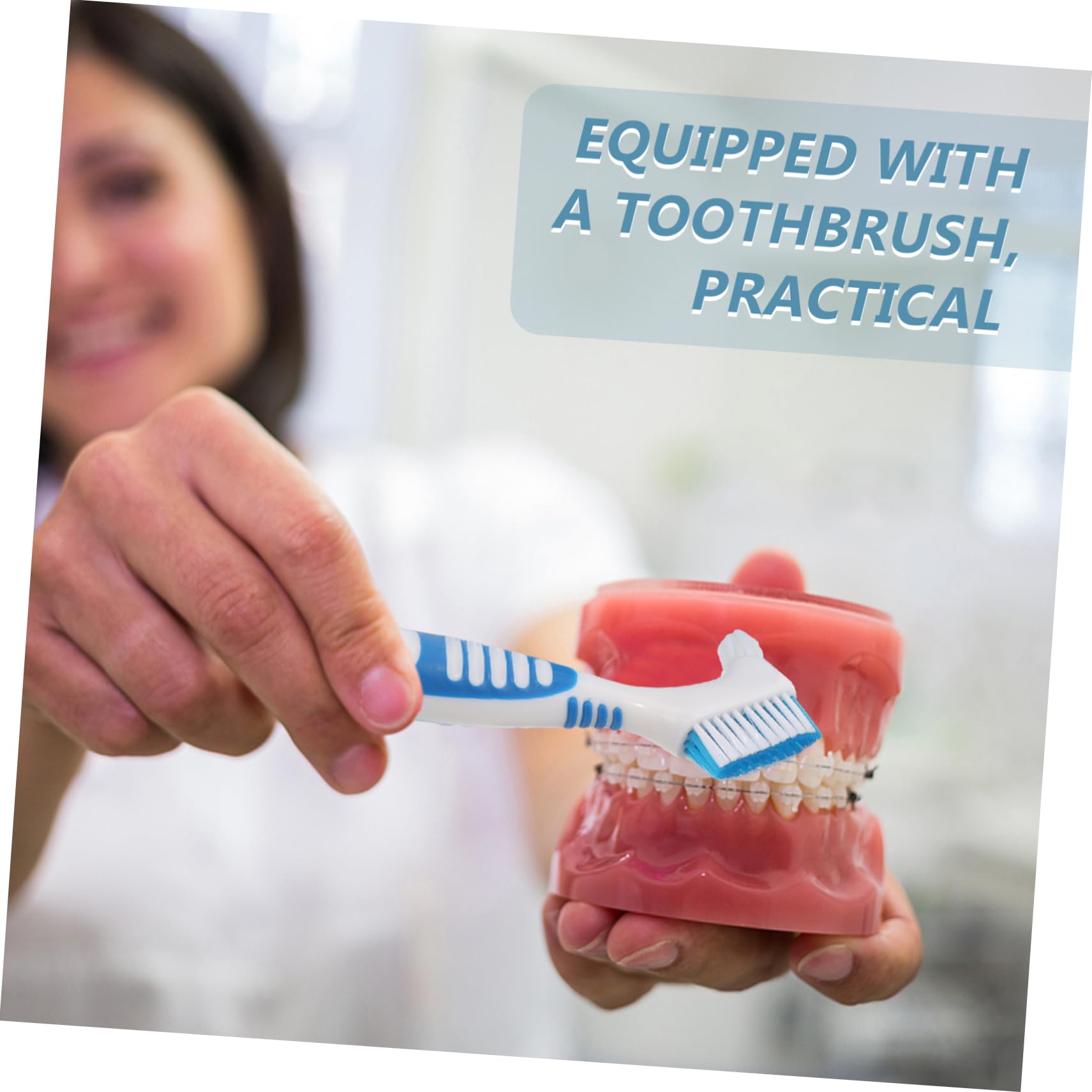 3 Set Di Piccole Custodie Per Dentiere Protesi Parziali Contenitori Per Protesi Custodie Per Protesi Per Donne Custodie Per Porta Apparecchi Contenitore Per