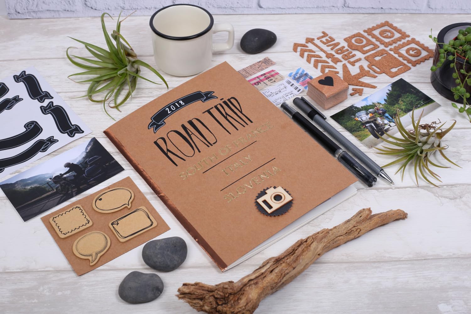 Carnet kraft 16 x 22 cm - 20 pages ivoire Carnet kraft 16 x 22 cm - 20 pages ivoire