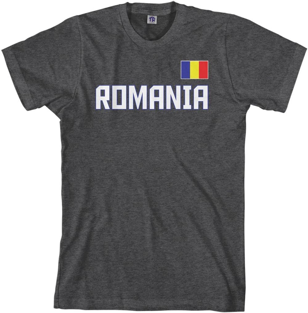 Threadrock Men's Romania National Pride T-Shirt