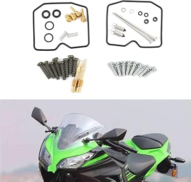 Bruce & Shark Carburetor Rebuild Kit for Kawasaki EX250 Ninja 250R 2008-2012