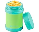 Bentology Stainless Steel Insulated 13oz Lunch Jar for Kids- Large Leak Proof, thermos Storage Keeps for Hot or Cold Food, Soups, Liquids w Wide Mouth- BPA Free for Back to School Lunch Boxes, Bags