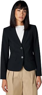 campera de traje Lux de dos botones para mujer