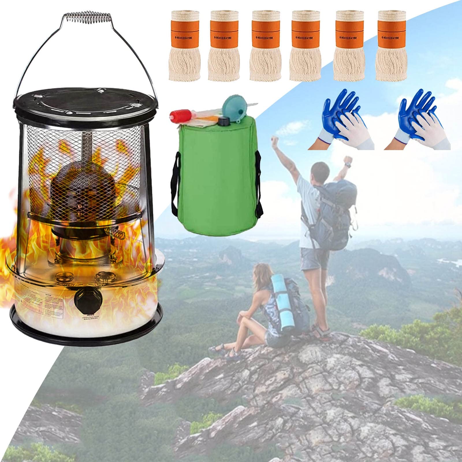 Efficient Non Electric Heater For Indoor Outdoor Camping Kerosene Stove Tent  Kerosene Heaters Picnic/Ice Fishing/Cooking Heater : Amazon.co.uk: Sports u0026  Outdoors