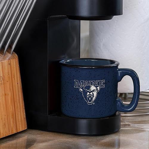 Miniatura 499 de Rico Industries NCAA Utah Utes - Taza de café personalizada de 12 onzas con logotipo grabado con láser profundo, taza de cerámica para acampar con