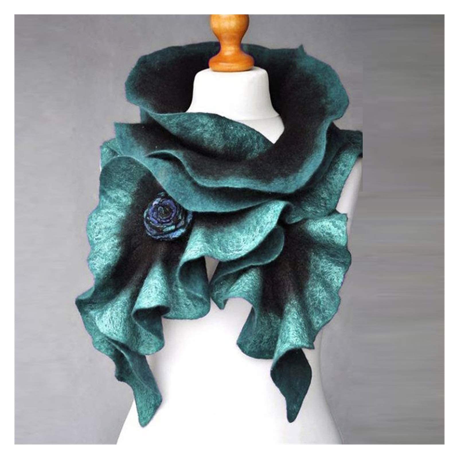 Châle Écharpe Étole Velours Femme Mariage Sur Robe De Soirée Mariée En Bleu Marine