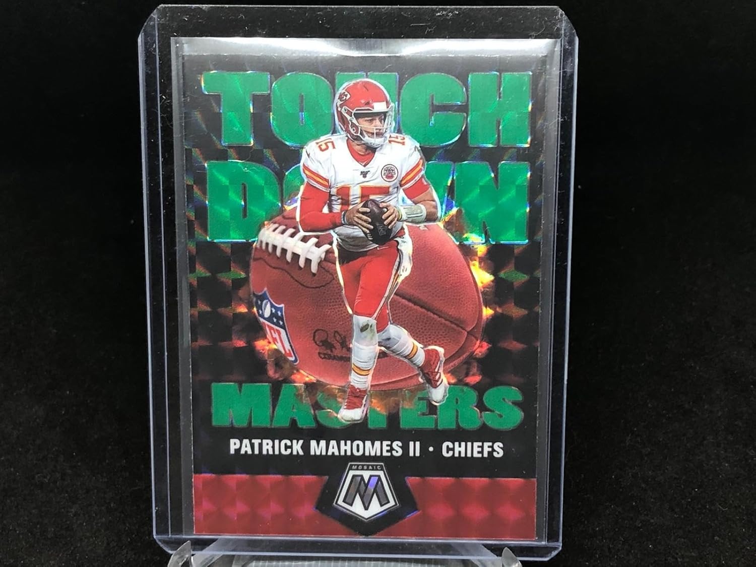 Patrick Mahomes Ii 2020 Panini Mosaic Touchdown Masters Prizm - Football Cards