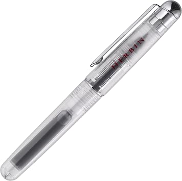 J. Herbin HERBIN hb-pen03 Rollerball Pen, Fine Point 0.5mm with 1 Ink Blue Skeleton Body